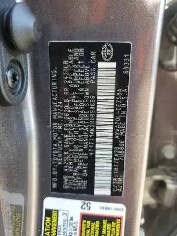 2024 TOYOTA CAMRY SE NIGHT SHADE  