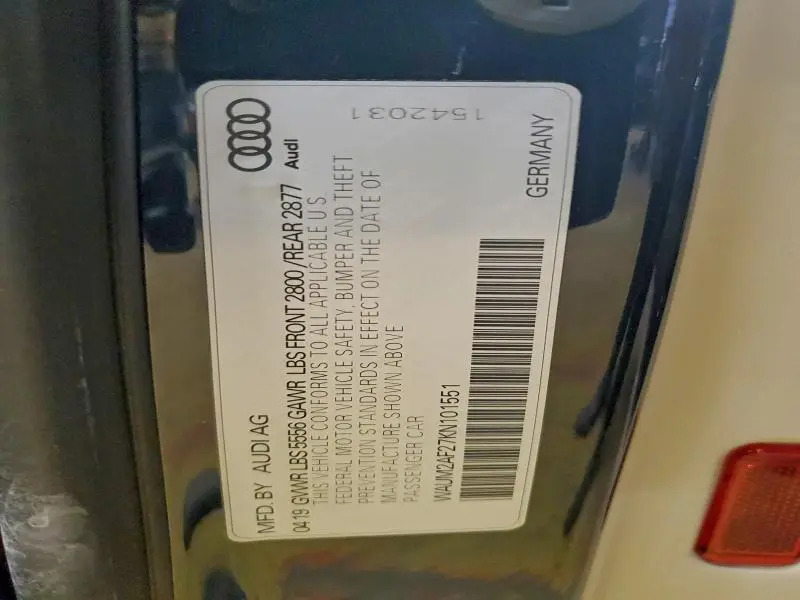 2019 AUDI A6 PRESTIGE  