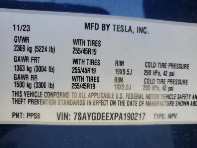 2023 TESLA MODEL Y 