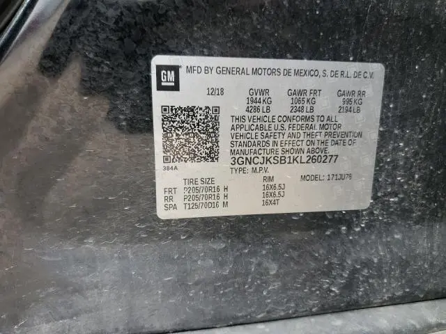 2019 CHEVROLET TRAX LS  