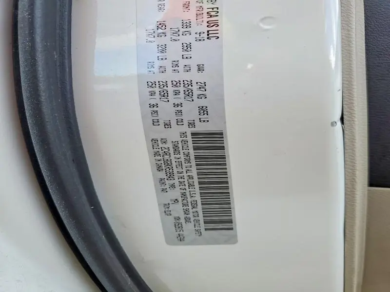 2019 CHRYSLER PACIFICA TOURING L  