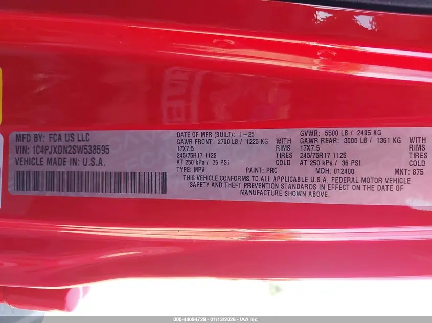 2025 JEEP WRANGLER 4-DOOR SUMMIT 4X4