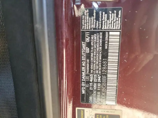 2011 MERCEDES-BENZ E 350  