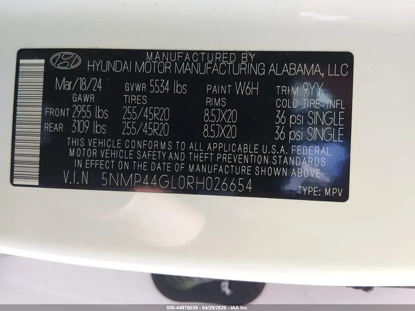 2024 HYUNDAI SANTA FE LIMITED