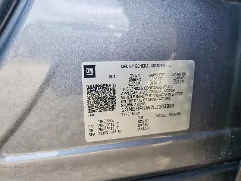 2020 CHEVROLET TRAVERSE LS  