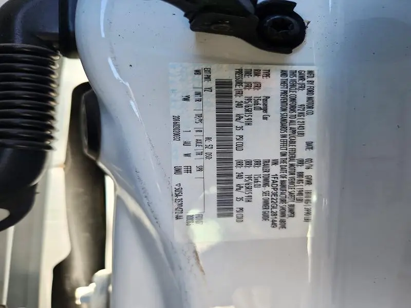 2016 FORD FOCUS S  