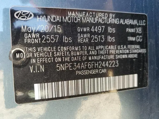 2015 HYUNDAI SONATA SPORT  