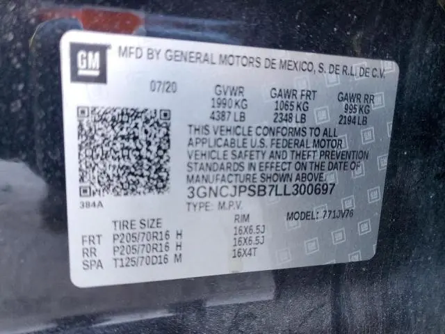 2020 CHEVROLET TRAX 1LT  