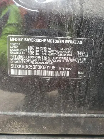 2015 BMW X5 XDRIVE35I  