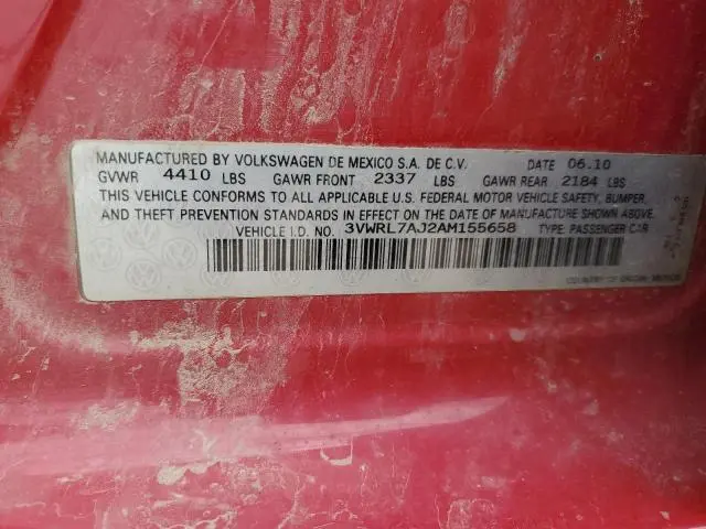 2010 VOLKSWAGEN JETTA TDI  