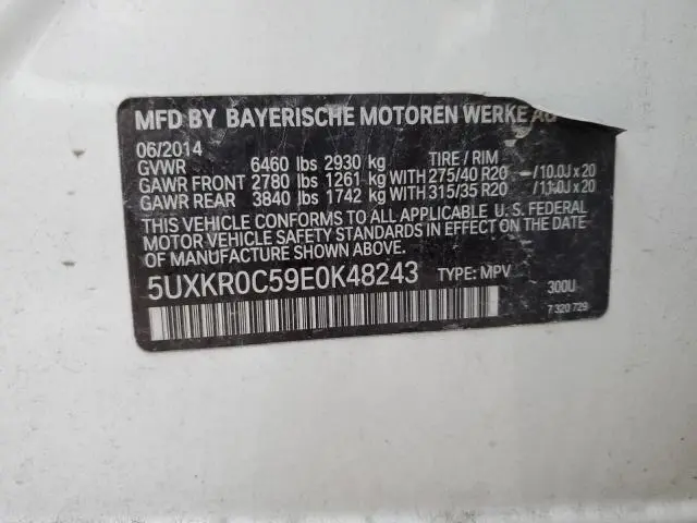2014 BMW X5 XDRIVE35I  