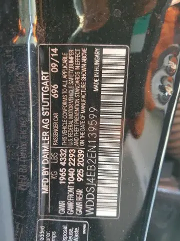 2014 MERCEDES-BENZ CLA 250  