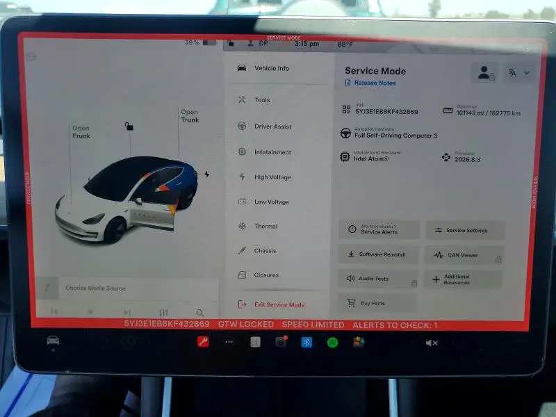 2019 TESLA MODEL 3   