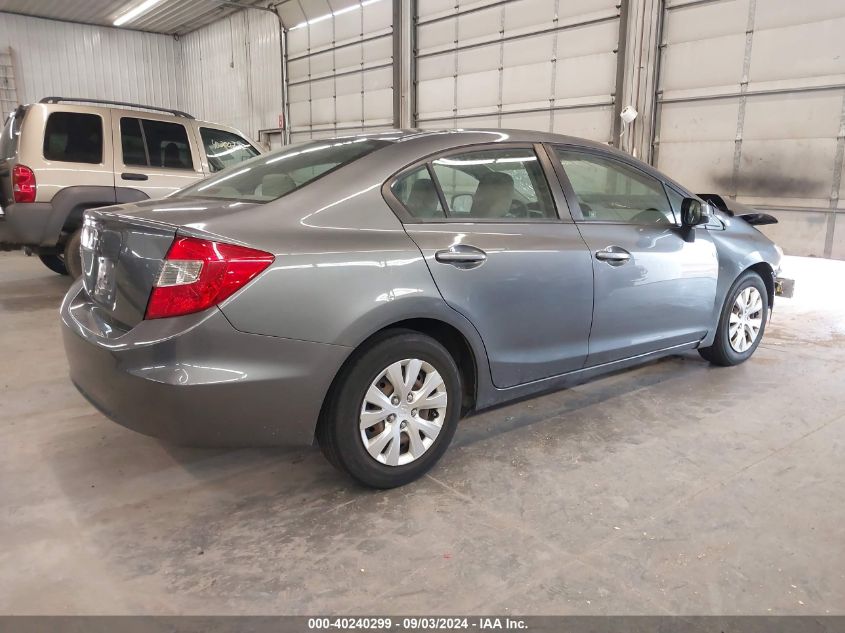 2012 HONDA CIVIC LX