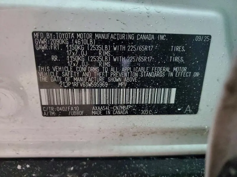 2025 TOYOTA RAV4 XLE  