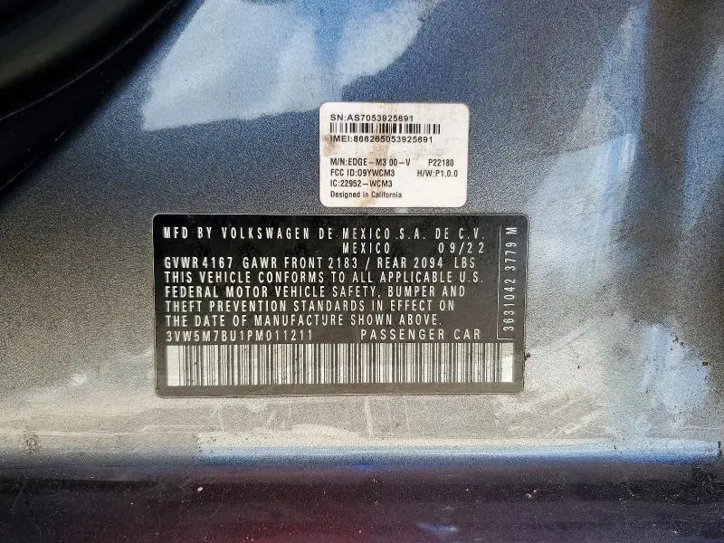 2023 VOLKSWAGEN JETTA S  