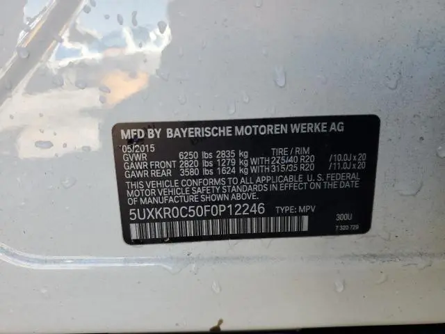 2015 BMW X5 XDRIVE35I  