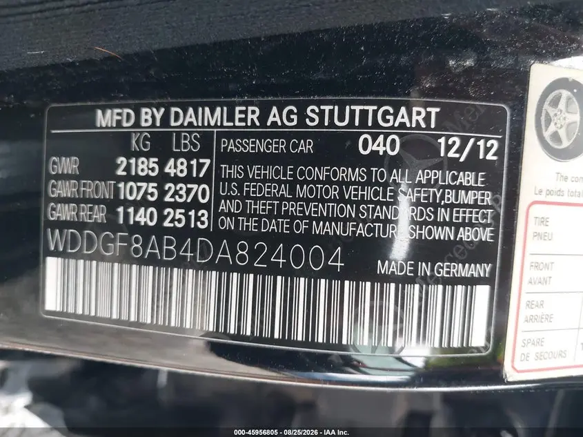 2013 MERCEDES-BENZ C 300 SPORT 4MATIC