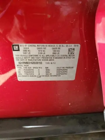 2016 CADILLAC SRX LUXURY COLLECTION  