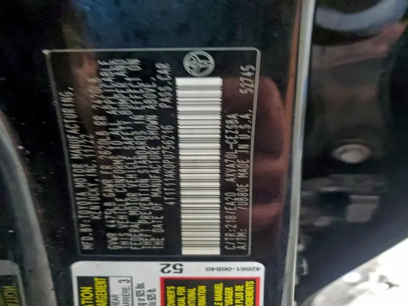 2023 TOYOTA CAMRY SE NIGHT SHADE  