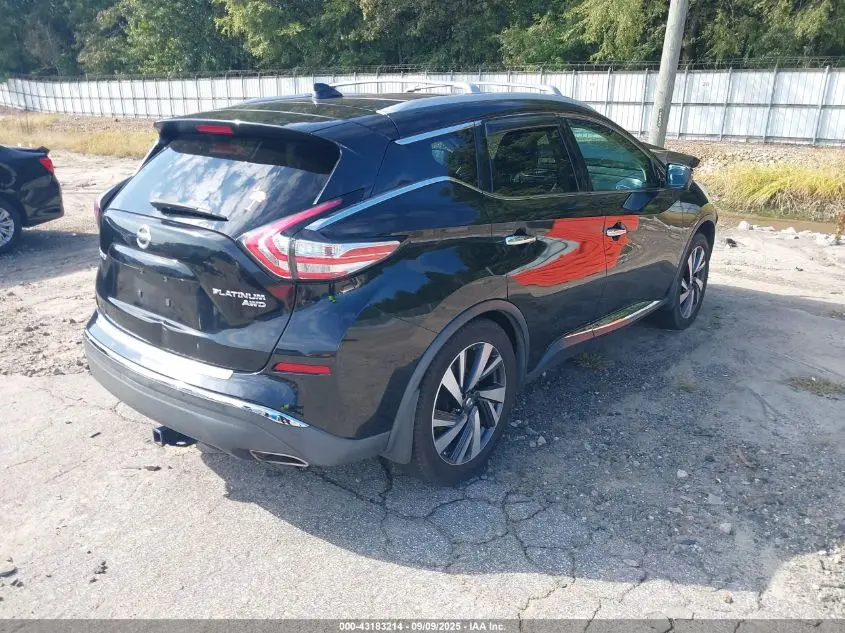 2016 NISSAN MURANO PLATINUM