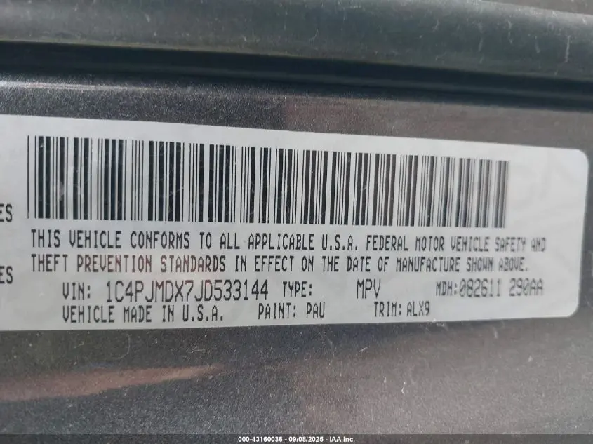 2018 JEEP CHEROKEE LIMITED 4X4