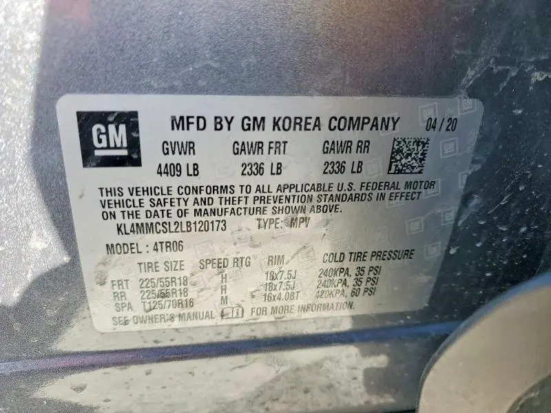 2020 BUICK ENCORE GX PREFERRED  