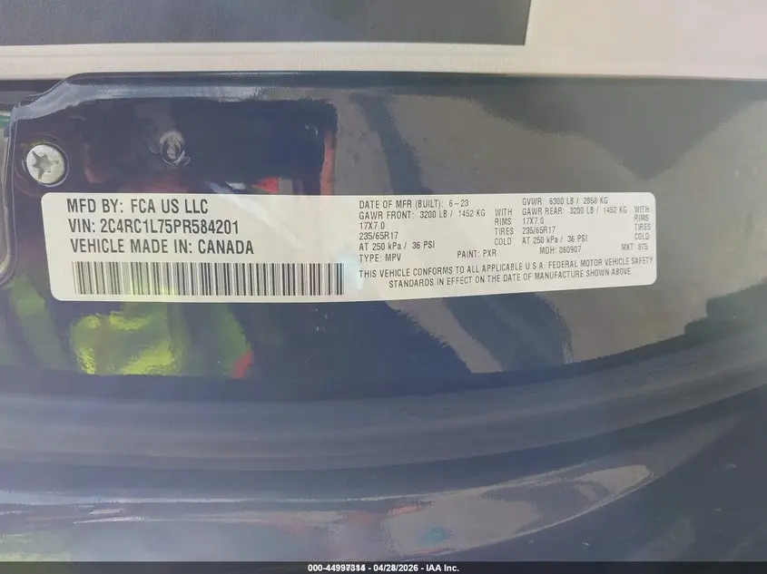 2023 CHRYSLER PACIFICA HYBRID TOURING L