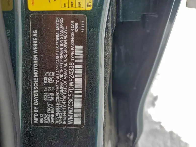 2013 MINI COOPER S COUNTRYMAN  