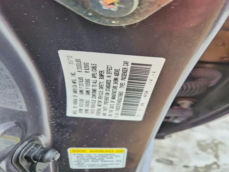 2014 HONDA ACCORD EXL  