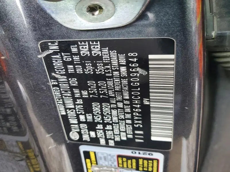 2020 KIA TELLURIDE S  