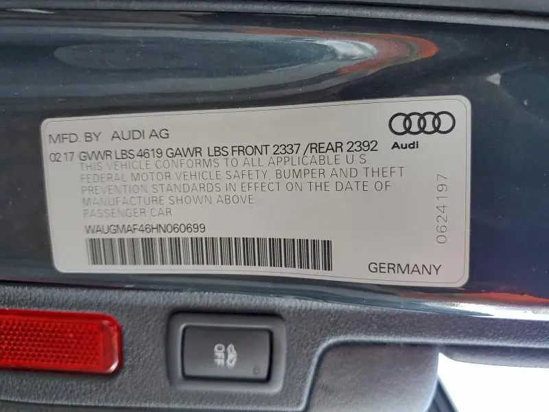 2017 AUDI A4 ULTRA PREMIUM  