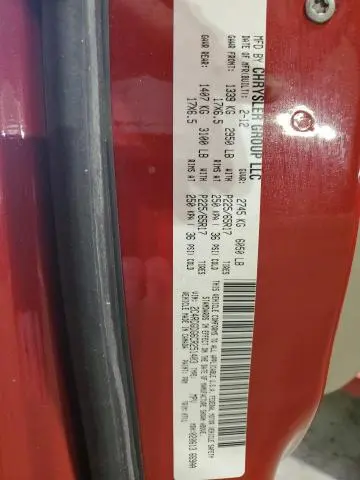 2012 DODGE GRAND CARAVAN CREW  