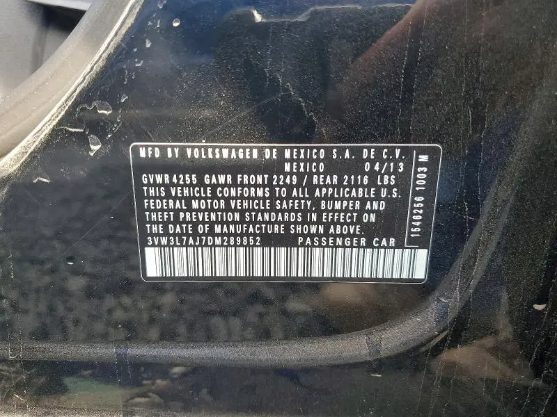 2013 VOLKSWAGEN JETTA TDI  