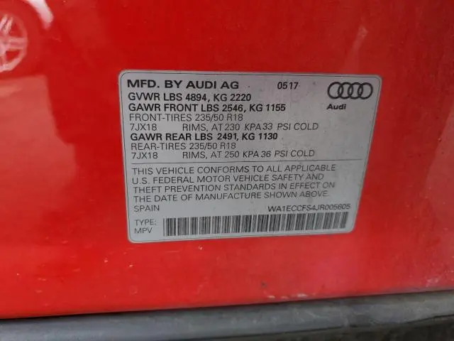 2018 AUDI Q3 PREMIUM  