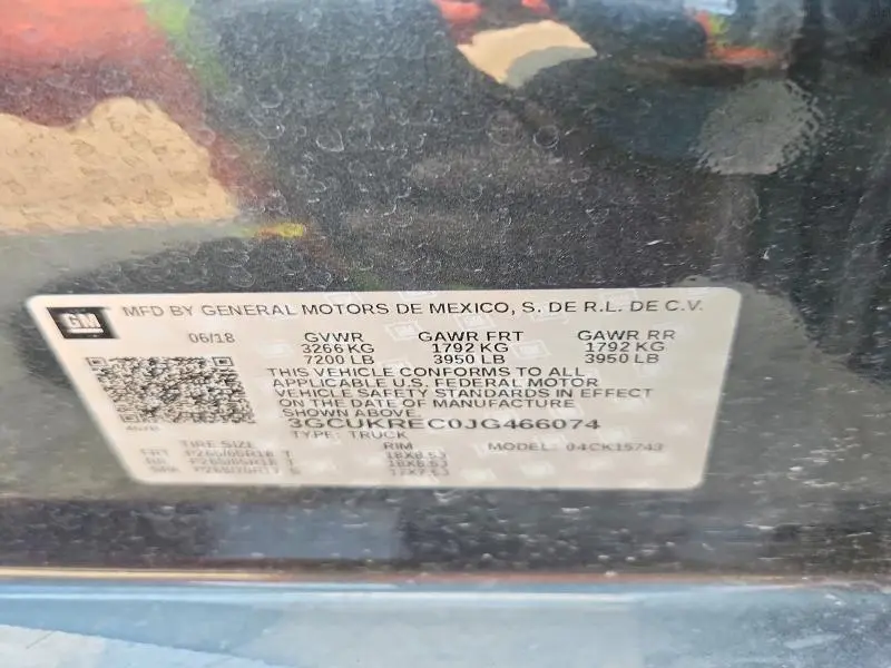 2018 CHEVROLET SILVERADO K1500 LT  