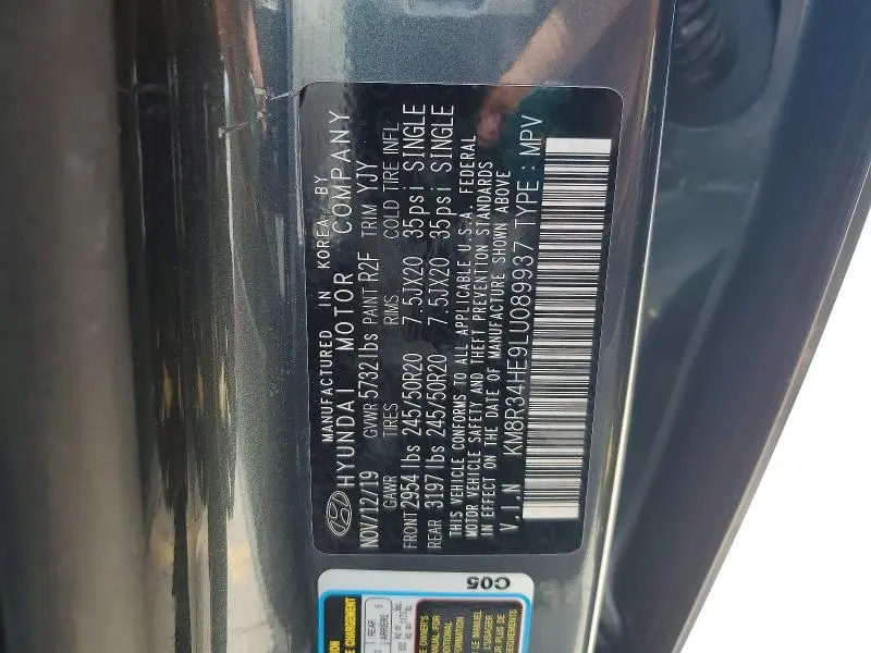 2020 HYUNDAI PALISADE SEL  