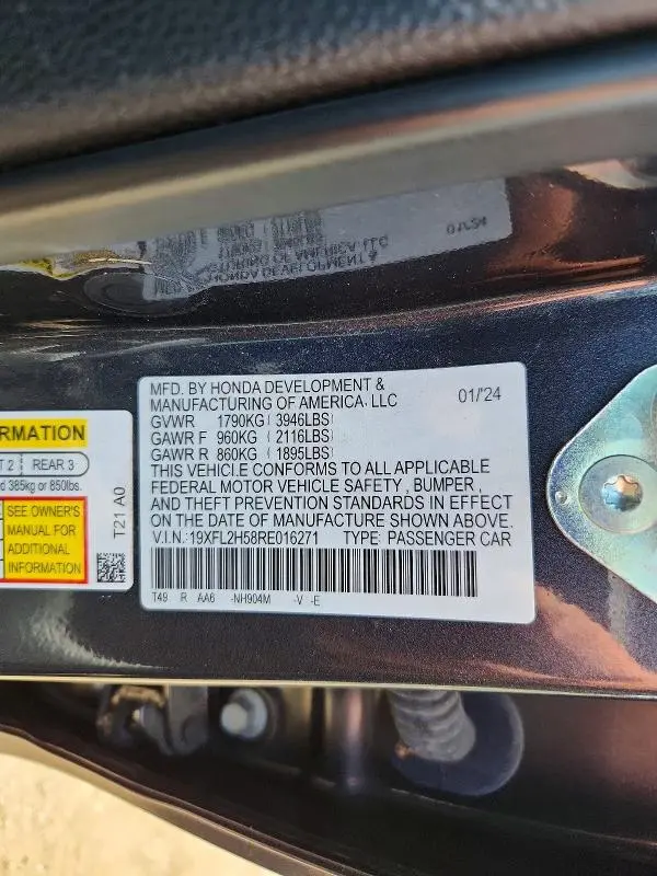 2024 HONDA CIVIC LX  