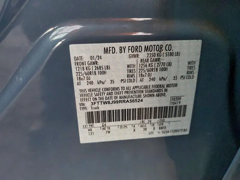 2024 FORD MAVERICK XLT  