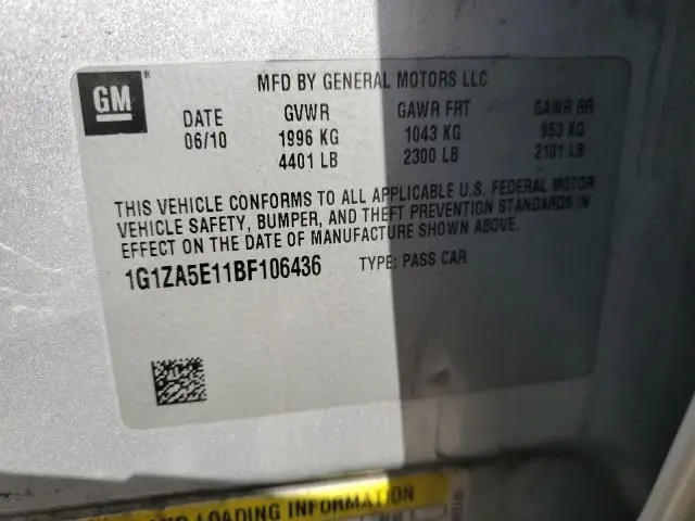 2011 CHEVROLET MALIBU LS  
