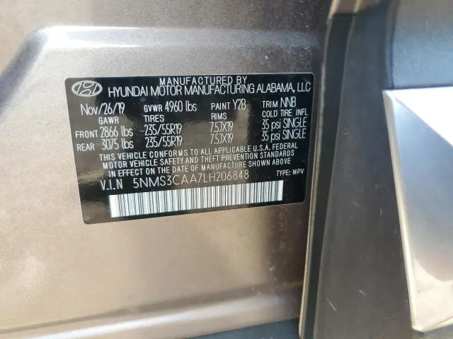 2020 HYUNDAI SANTA FE   