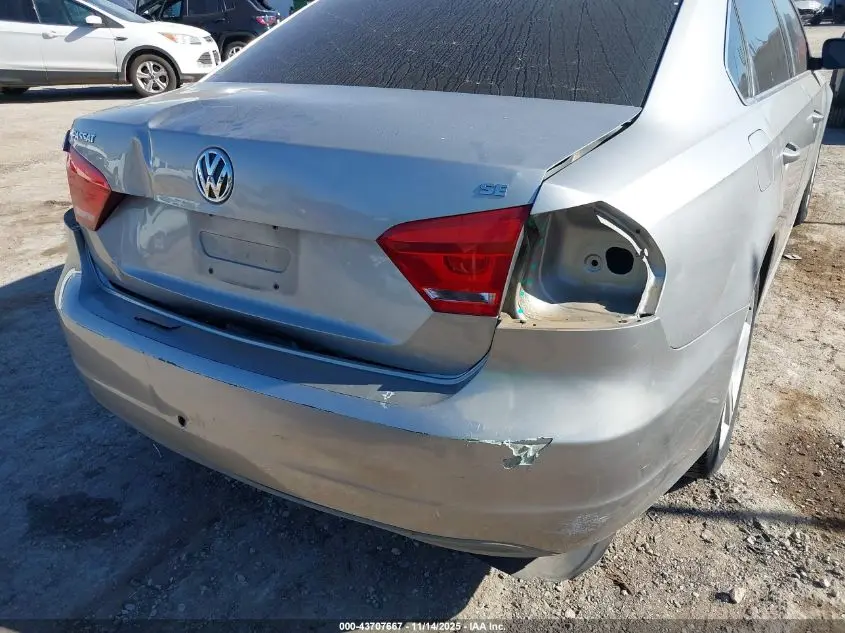 2013 VOLKSWAGEN PASSAT 2.5L SE