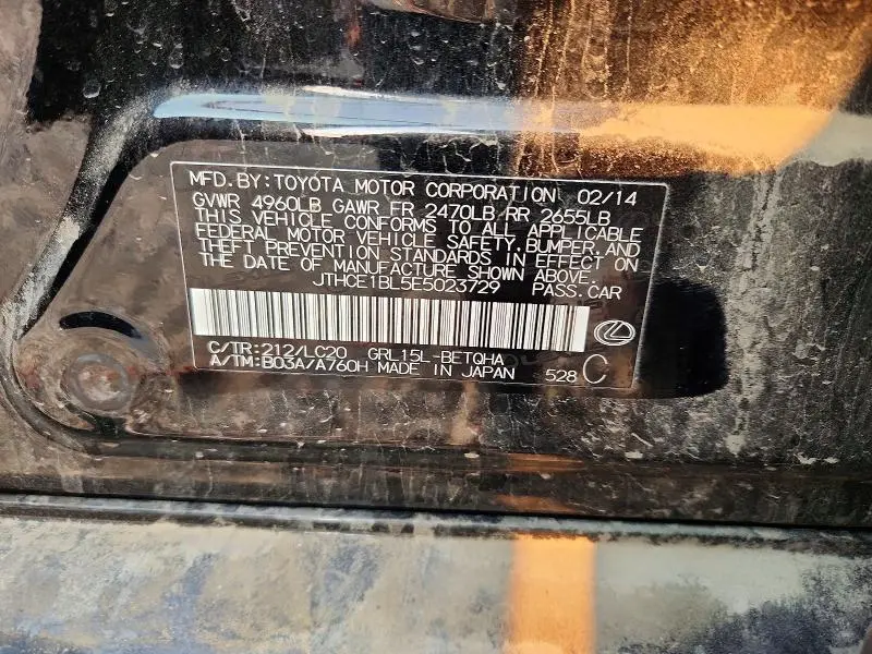 2014 LEXUS GS 350  
