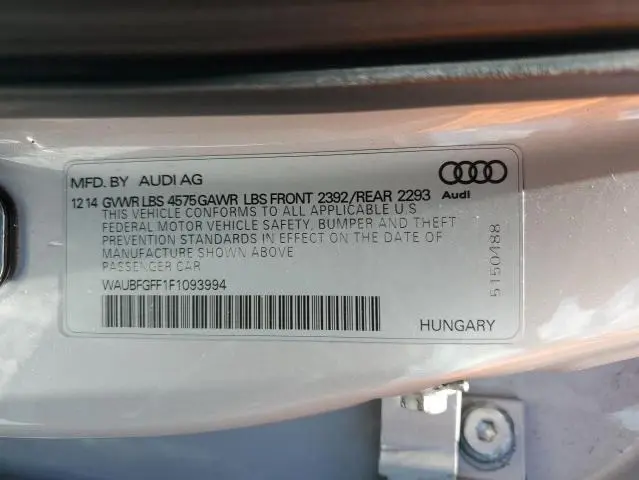 2015 AUDI A3 PREMIUM