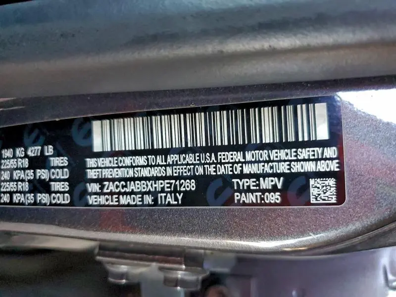 2017 JEEP RENEGADE LATITUDE  