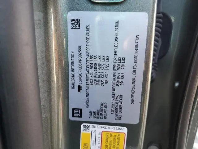 2023 CHEVROLET SUBURBAN C1500 PREMIER  