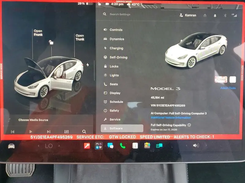 2023 TESLA MODEL 3   