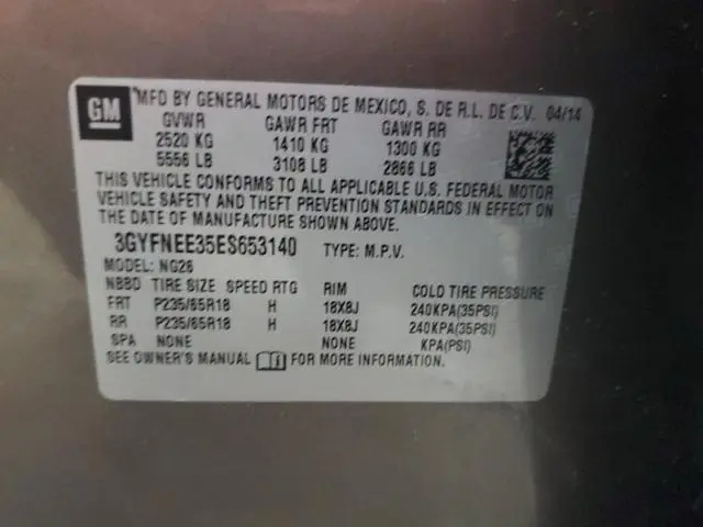 2014 CADILLAC SRX LUXURY COLLECTION  