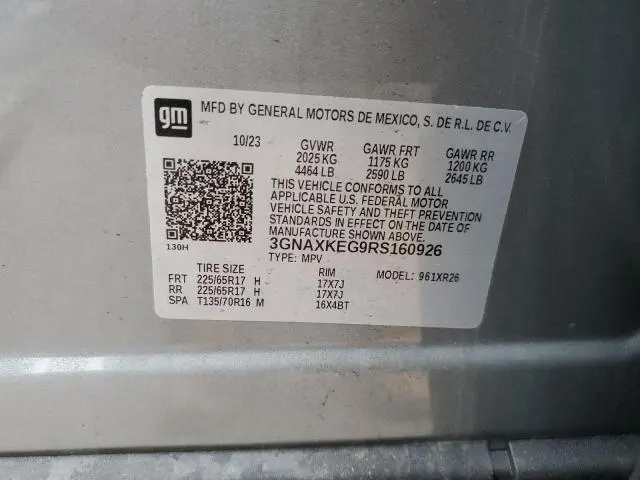 2024 CHEVROLET EQUINOX LT  