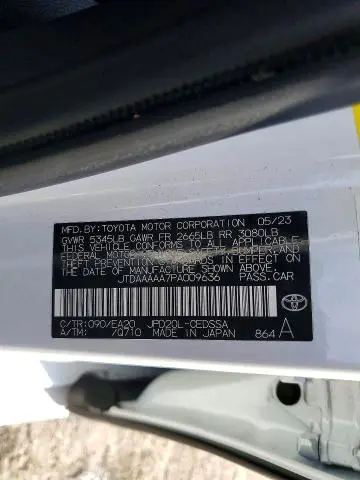 2023 TOYOTA MIRAI XLE  